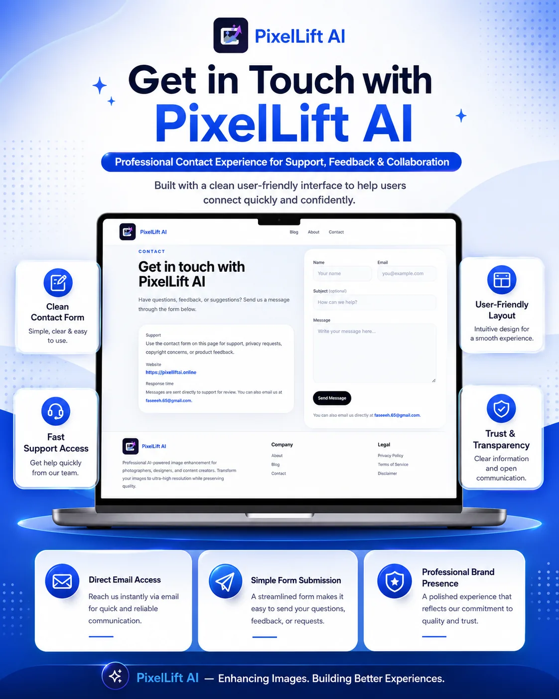 PixelLift AI enhanced image result preview
